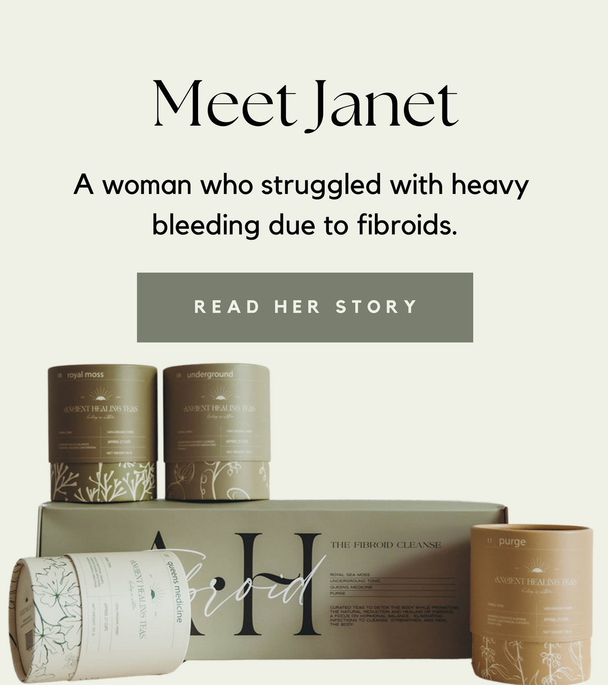 Meet Janet. Read her story.
