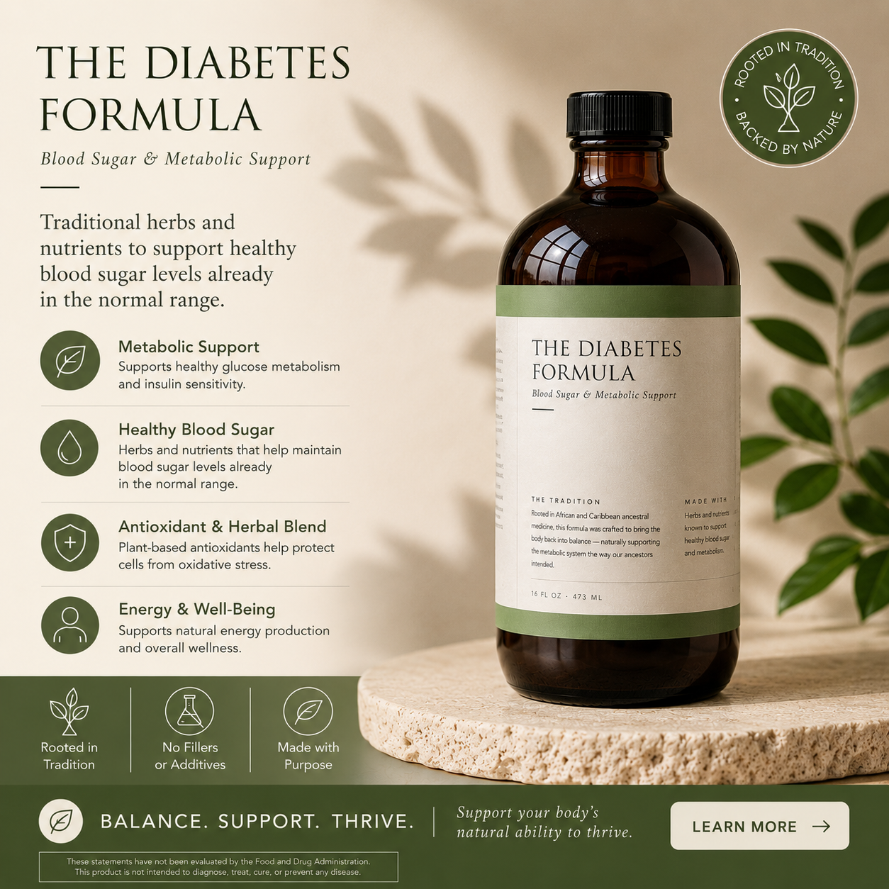 The Diabetes Formula - Healing Tonic