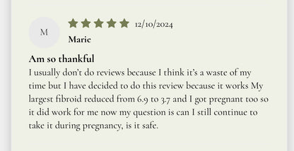 Fibroid Herbal Tea - Natural Monthly Comfort | 1 - Month Supply