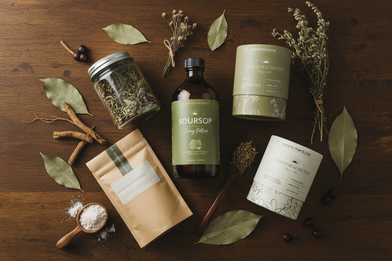 Cancer Support Cleanse — 5 product ancestral herbal bundle